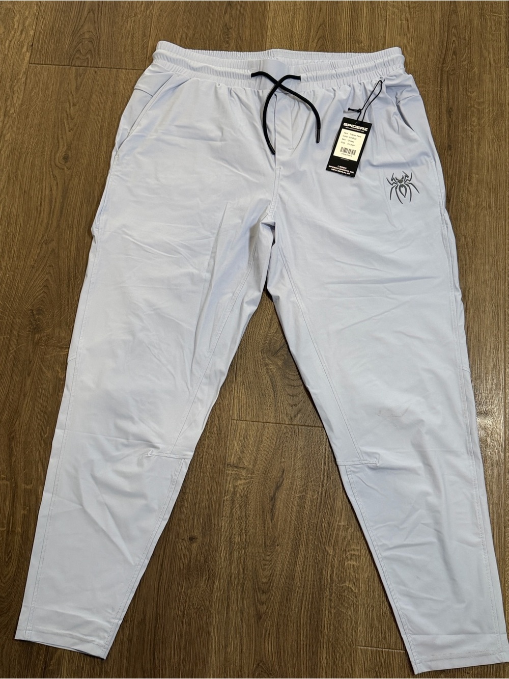 Spyder Men's Light Gray Performance Joggers with Black Drawcord XL